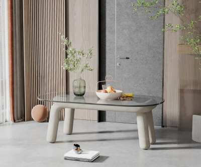 侘寂风茶几3D模型下载